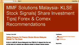 What Mmfsolutionsmy.blogspot.in website looked like in 2018 (5 years ago)