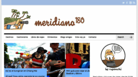 What Meridiano180.com website looked like in 2018 (5 years ago)