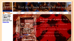 What Maison-ivre.com website looked like in 2018 (5 years ago)