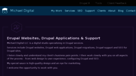 What Michaeldigital.net website looked like in 2018 (5 years ago)