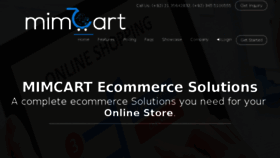 What Mimcart.com website looked like in 2018 (5 years ago)