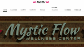 What Mysticflowwellnesscenter.com website looked like in 2018 (5 years ago)