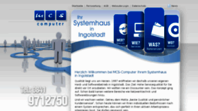 What Mcs-computer.net website looked like in 2018 (5 years ago)