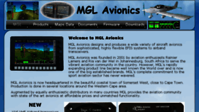 What Mglavionics.co.za website looked like in 2018 (5 years ago)