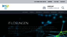 What Mp-solutions.de website looked like in 2018 (5 years ago)