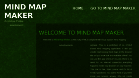What Mindmapmaker.org website looked like in 2018 (5 years ago)