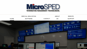 What Microsped.com website looked like in 2018 (5 years ago)