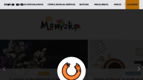 What Momoko.es website looked like in 2018 (5 years ago)