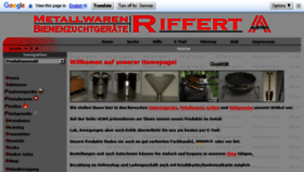 What Metallwaren-riffert.at website looked like in 2018 (5 years ago)