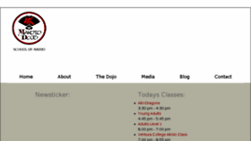 What Makotodojo.org website looked like in 2018 (5 years ago)