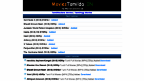 What Moviestamill.in website looked like in 2018 (5 years ago)