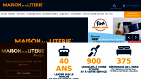 What Maisondelaliterie.fr website looked like in 2018 (5 years ago)