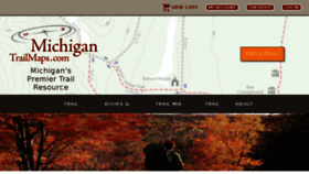 What Michigantrailmaps.com website looked like in 2018 (5 years ago)