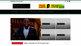 What Mzansinow.co.za website looked like in 2018 (8 years ago)