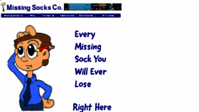 What Missingsocksco.com website looked like in 2018 (5 years ago)