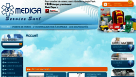 What Medigaservice.fr website looked like in 2018 (5 years ago)