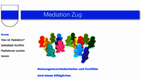 What Mediation-zug.ch website looked like in 2018 (5 years ago)