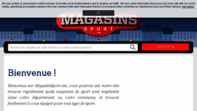What Magasinsport.net website looked like in 2018 (7 years ago)