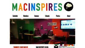 What Macinspires.com website looked like in 2018 (5 years ago)
