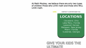 What Mathmonkey.com website looked like in 2018 (5 years ago)