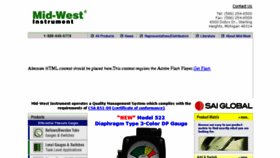 What Midwestinstrument.com website looked like in 2018 (5 years ago)