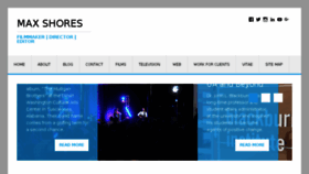 What Maxshores.com website looked like in 2018 (5 years ago)