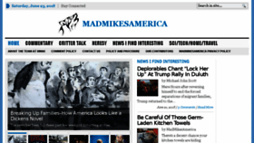 What Madmikesamerica.com website looked like in 2018 (5 years ago)