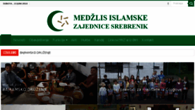 What Medzlisizsrebrenik.com website looked like in 2018 (5 years ago)