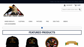What Militarypridegroup.com website looked like in 2018 (5 years ago)
