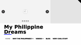 What Myphilippinedreams.com website looked like in 2018 (5 years ago)