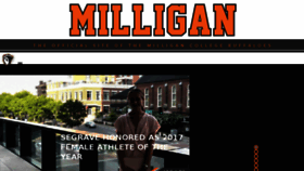 What Milliganbuffs.com website looked like in 2018 (5 years ago)