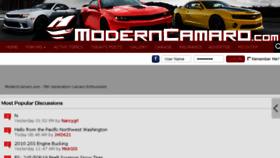 What Moderncamaro.com website looked like in 2018 (5 years ago)