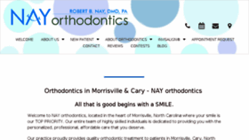 What Morrisvilleorthodontist.com website looked like in 2018 (5 years ago)