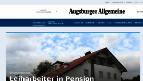 What M.augsburger-allgemeine.de website looked like in 2018 (5 years ago)