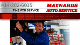 What Maynardsautoservice.com website looked like in 2018 (5 years ago)