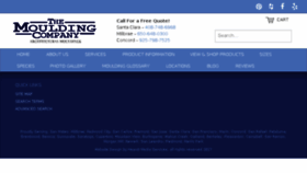 What Mouldingcompany.com website looked like in 2018 (5 years ago)