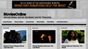 What Moviesonline.ca website looked like in 2018 (5 years ago)