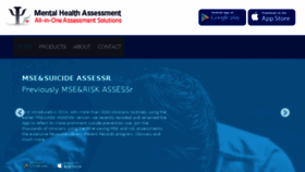 What Mhassessment.com website looked like in 2018 (5 years ago)