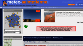 What Meteo-saintetienne.com website looked like in 2018 (5 years ago)