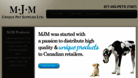 What Mjmpet.com website looked like in 2018 (5 years ago)
