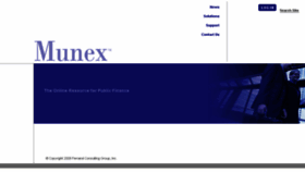 What Munex.com website looked like in 2018 (5 years ago)