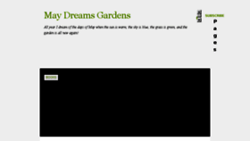 What Maydreamsgardens.com website looked like in 2018 (5 years ago)