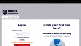 What Mmuta.com website looked like in 2018 (5 years ago)