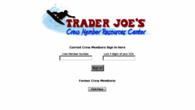 What Mytraderjoes.com website looked like in 2018 (5 years ago)
