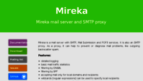 What Mireka.org website looked like in 2018 (7 years ago)