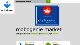 What Mobogenie-market.tr.uptodown.com website looked like in 2018 (5 years ago)