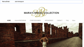 What Mariasbridal.com website looked like in 2018 (5 years ago)