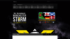 What Manchesterstorm.com website looked like in 2018 (5 years ago)