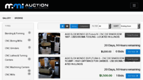 What Mmi-auction.com website looked like in 2018 (7 years ago)