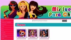 What Misjuegosparachicas.com website looked like in 2018 (5 years ago)